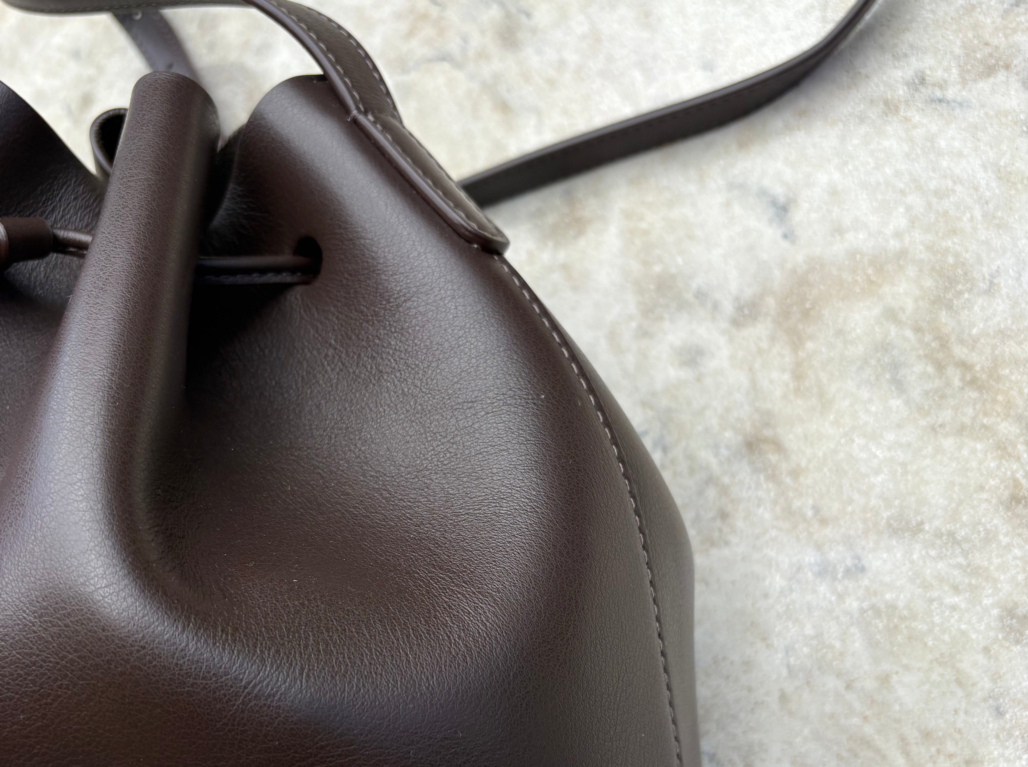 Mansur Gavriel Secchio Crossbody Bag - Ebony Handbags - Sloane Boutique