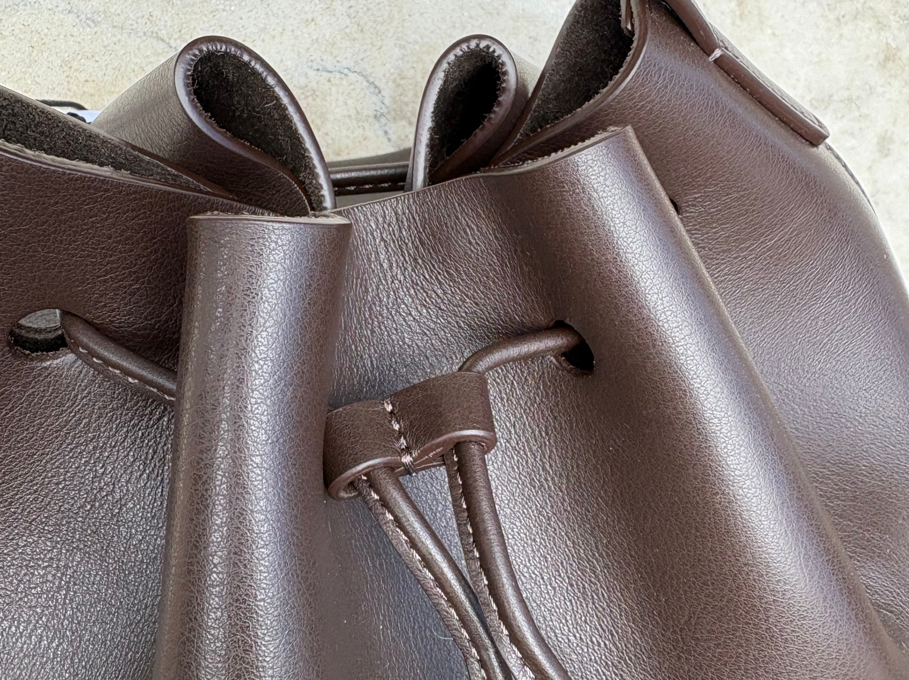 Mansur Gavriel Secchio Crossbody Bag - Ebony Handbags - Sloane Boutique
