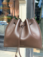 Mansur Gavriel Secchio Crossbody Bag - Ebony Handbags - Sloane Boutique