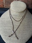 Marie Laure Chamorel Necklace 182 - Pink / Gold / Navy Jewelry - Sloane Boutique