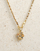 Marie Laure Chamorel Necklace 977 - Gold / Brown / Caramel Jewelry - Sloane Boutique