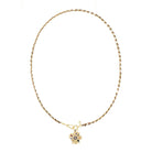 Marie Laure Chamorel Necklace 977 - Gold / Brown / Caramel Jewelry - Sloane Boutique