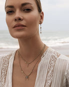 Marie Laure Chamorel Necklace 989 - Gold / Brown Jewelry - Sloane Boutique