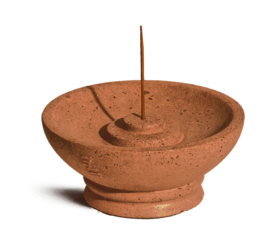 Misc. Goods Co. Concrete Incense Holder - Terracotta Fragrance - Sloane Boutique