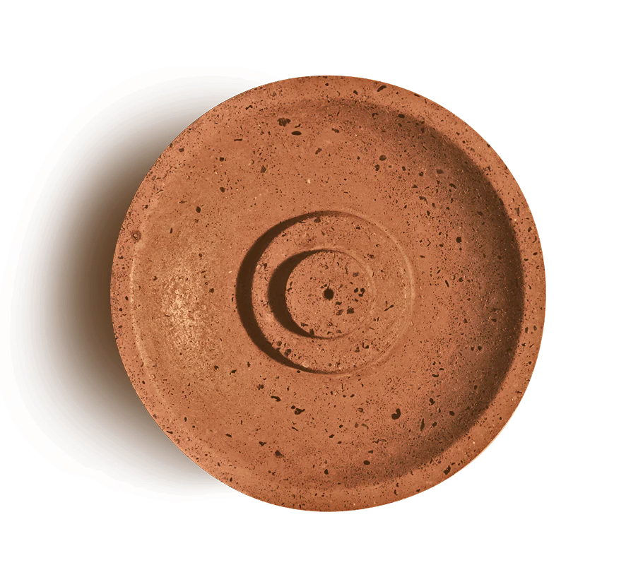 Misc. Goods Co. Concrete Incense Holder - Terracotta Fragrance - Sloane Boutique