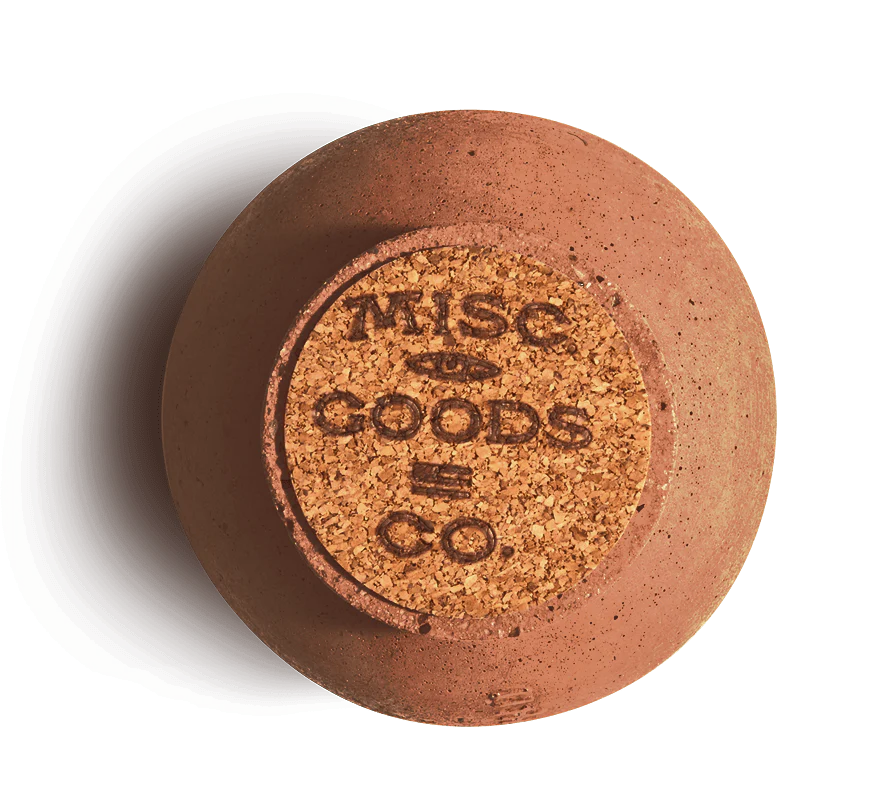 Misc. Goods Co. Concrete Incense Holder - Terracotta Fragrance - Sloane Boutique