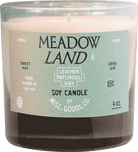 Misc. Goods Co. Meadowland 7 oz Soy Candle - Leather, Patchouli, & Hay Fragrance - Sloane Boutique