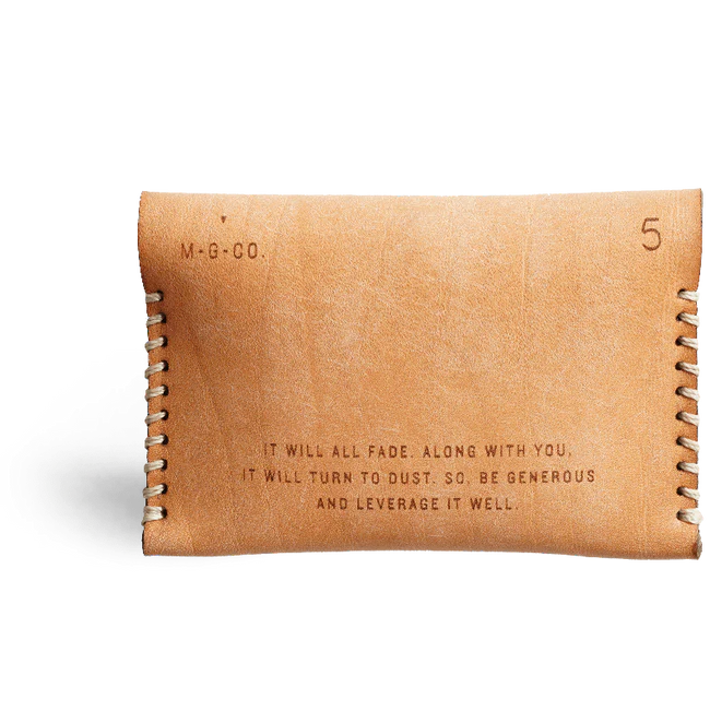 Misc. Goods Co. Snap Wallet - Natural Men's Accessories - Sloane Boutique