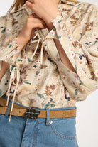 Munthe Babette Blouse - Nature Print Women's Tops - Sloane Boutique