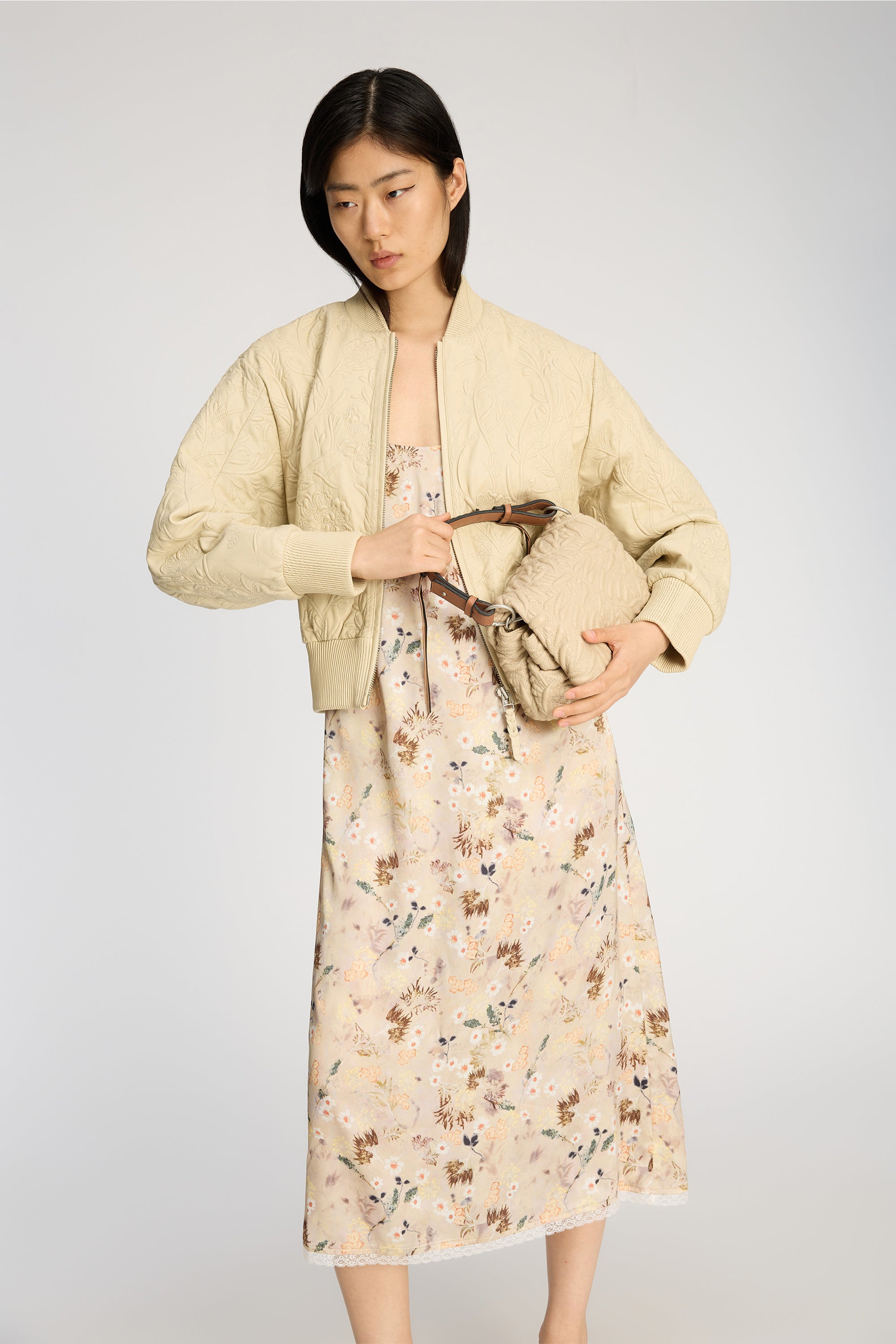 Munthe Barika Slip Dress - Print Nature Dresses - Sloane Boutique