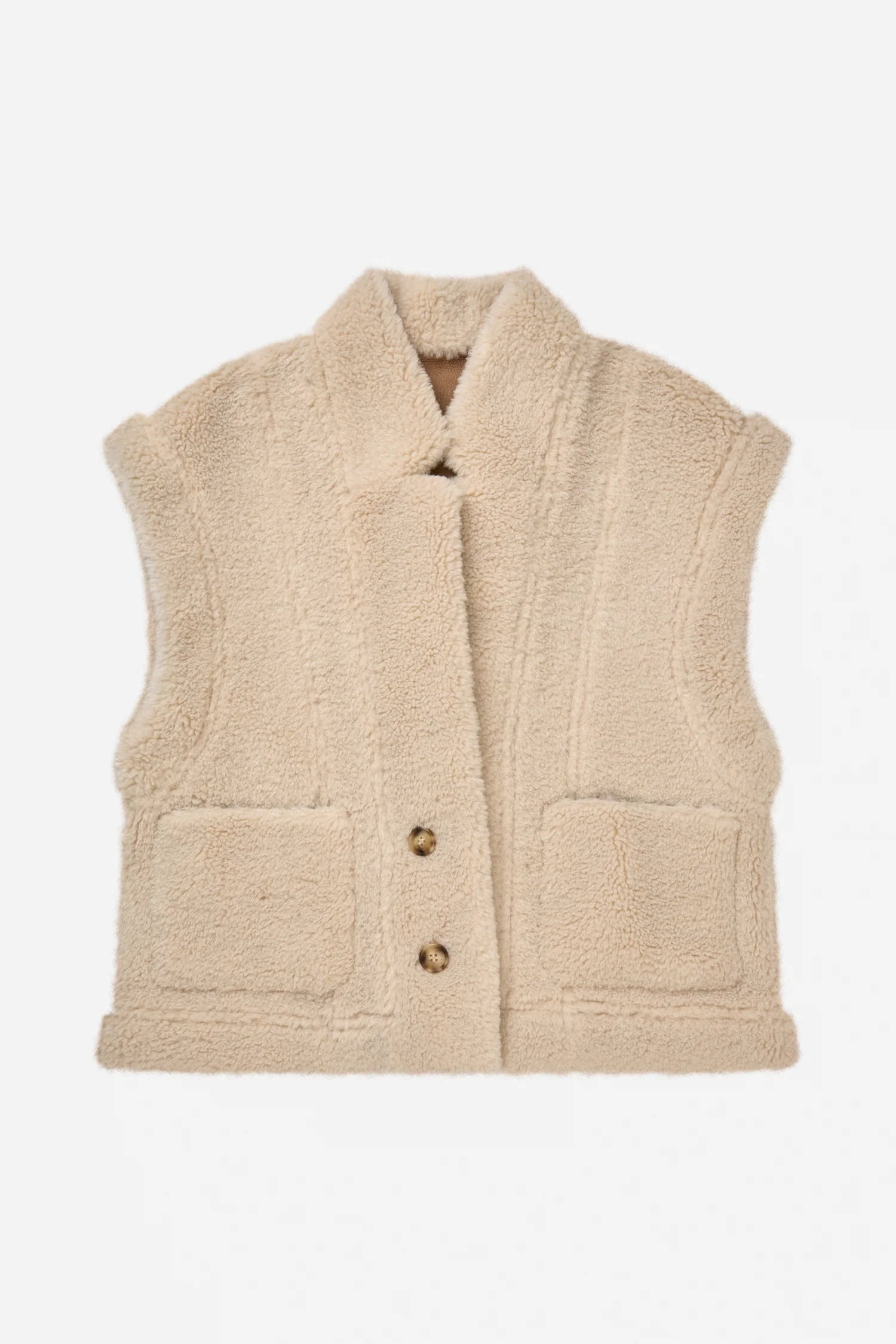 Munthe Bikaly Reversible Vest - Camel Outerwear - Sloane Boutique
