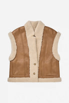 Munthe Bikaly Reversible Vest - Camel Outerwear - Sloane Boutique