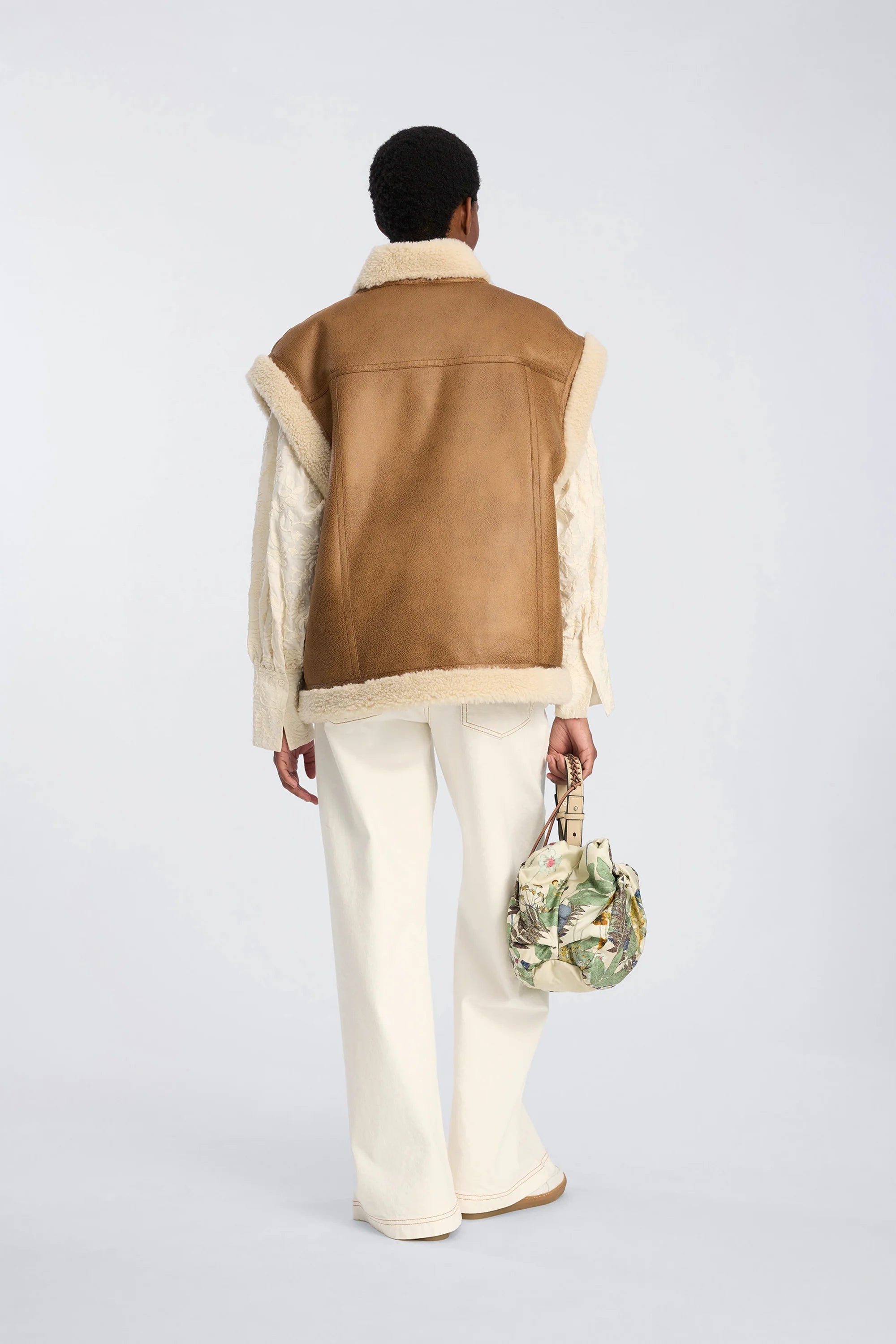 Munthe Bikaly Reversible Vest - Camel Outerwear - Sloane Boutique