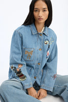 Munthe Braulia Denim Jacket - Denim Blue Outerwear - Sloane Boutique