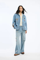 Munthe Braulia Denim Jacket - Denim Blue Outerwear - Sloane Boutique
