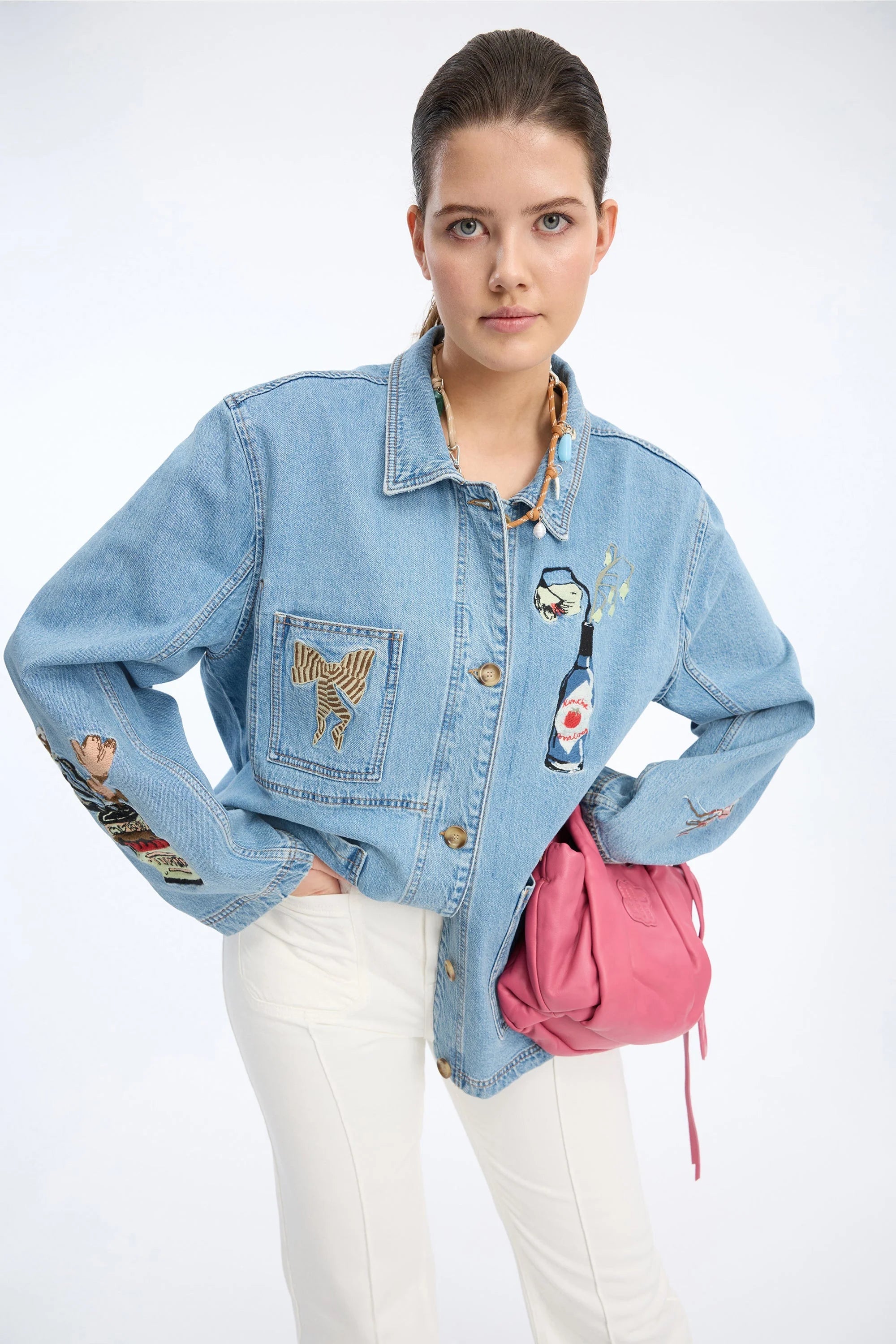 Munthe Braulia Denim Jacket - Denim Blue Outerwear - Sloane Boutique