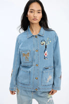 Munthe Braulia Denim Jacket - Denim Blue Outerwear - Sloane Boutique