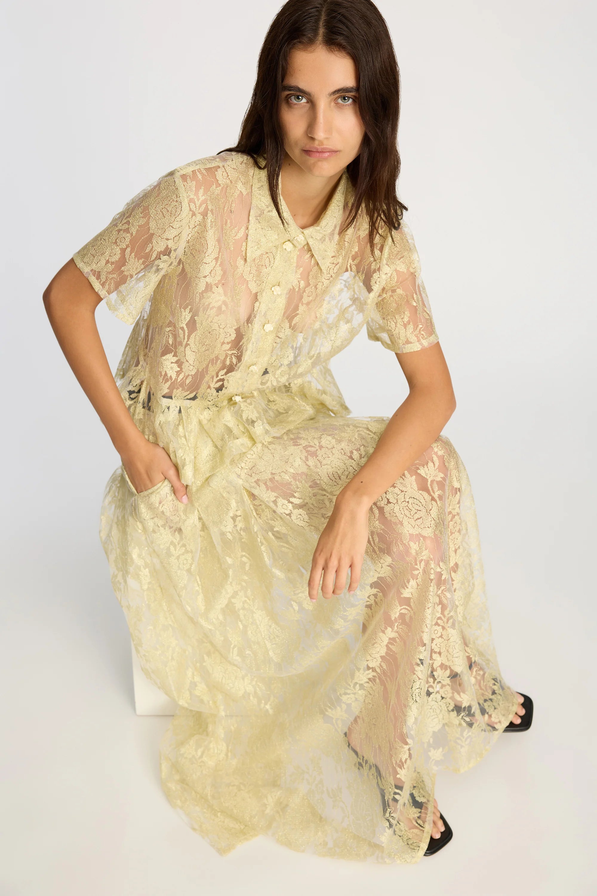 Munthe Bustona Top - Gold Women's Tops - Sloane Boutique