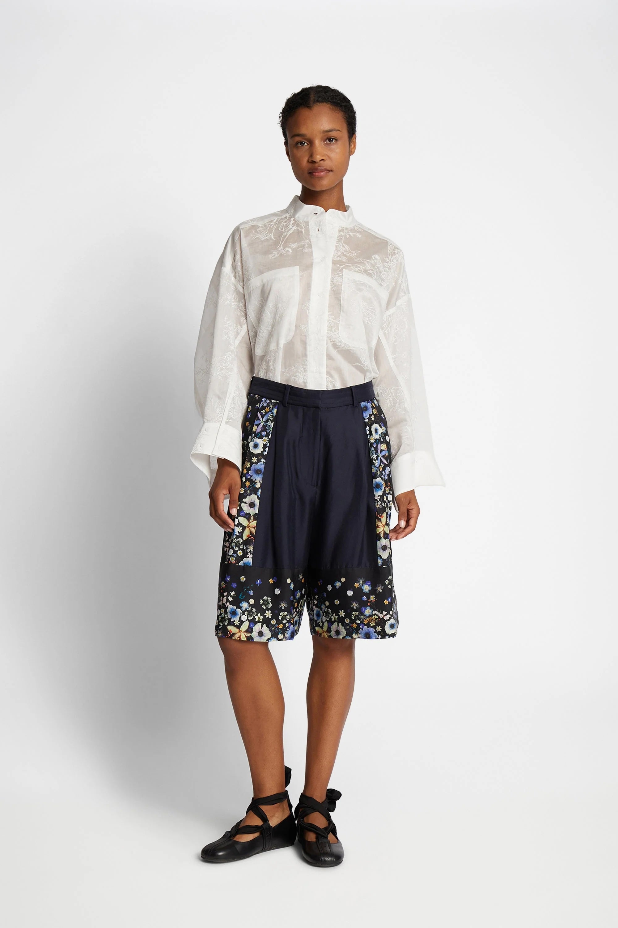 Munthe Fabiane Shorts - Navy Women's Bottoms - Sloane Boutique