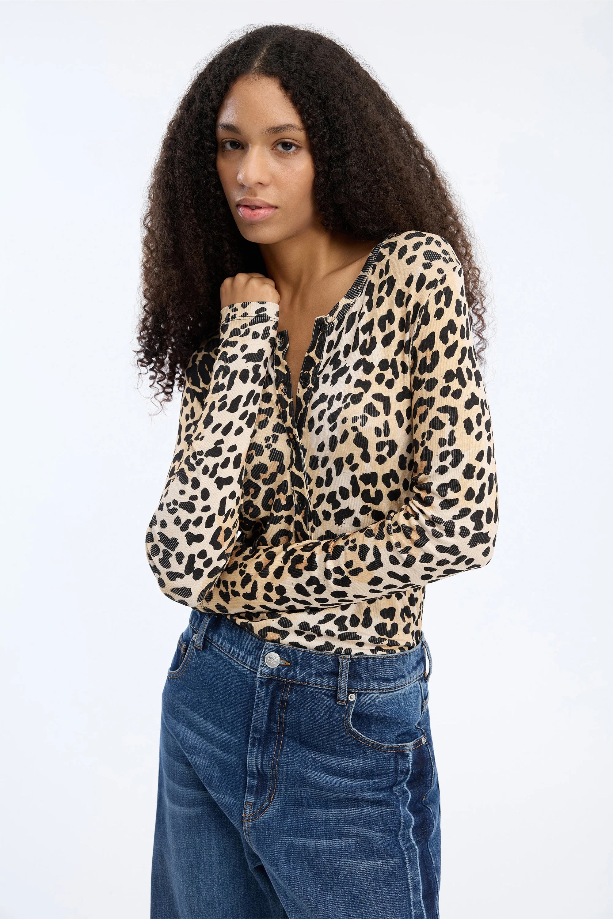 Munthe Grace Top - Leopard Women's Tops - Sloane Boutique