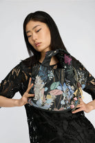 Munthe Lix Bag - Black Print Handbags - Sloane Boutique