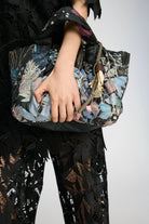 Munthe Lix Bag - Black Print Handbags - Sloane Boutique
