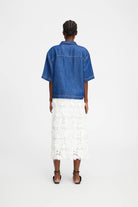 Munthe Phor Top - Blue Women's Tops - Sloane Boutique