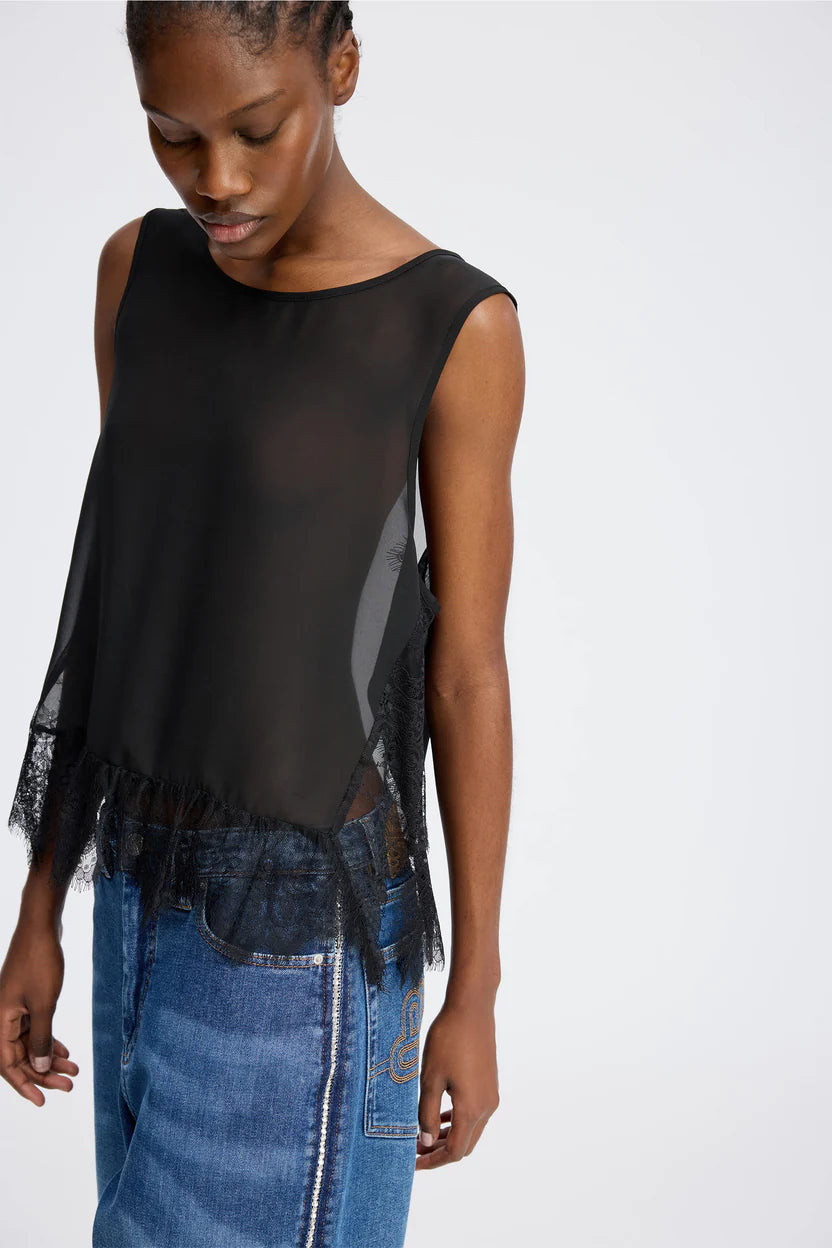 Munthe Rach Top - Black Women's Tops - Sloane Boutique