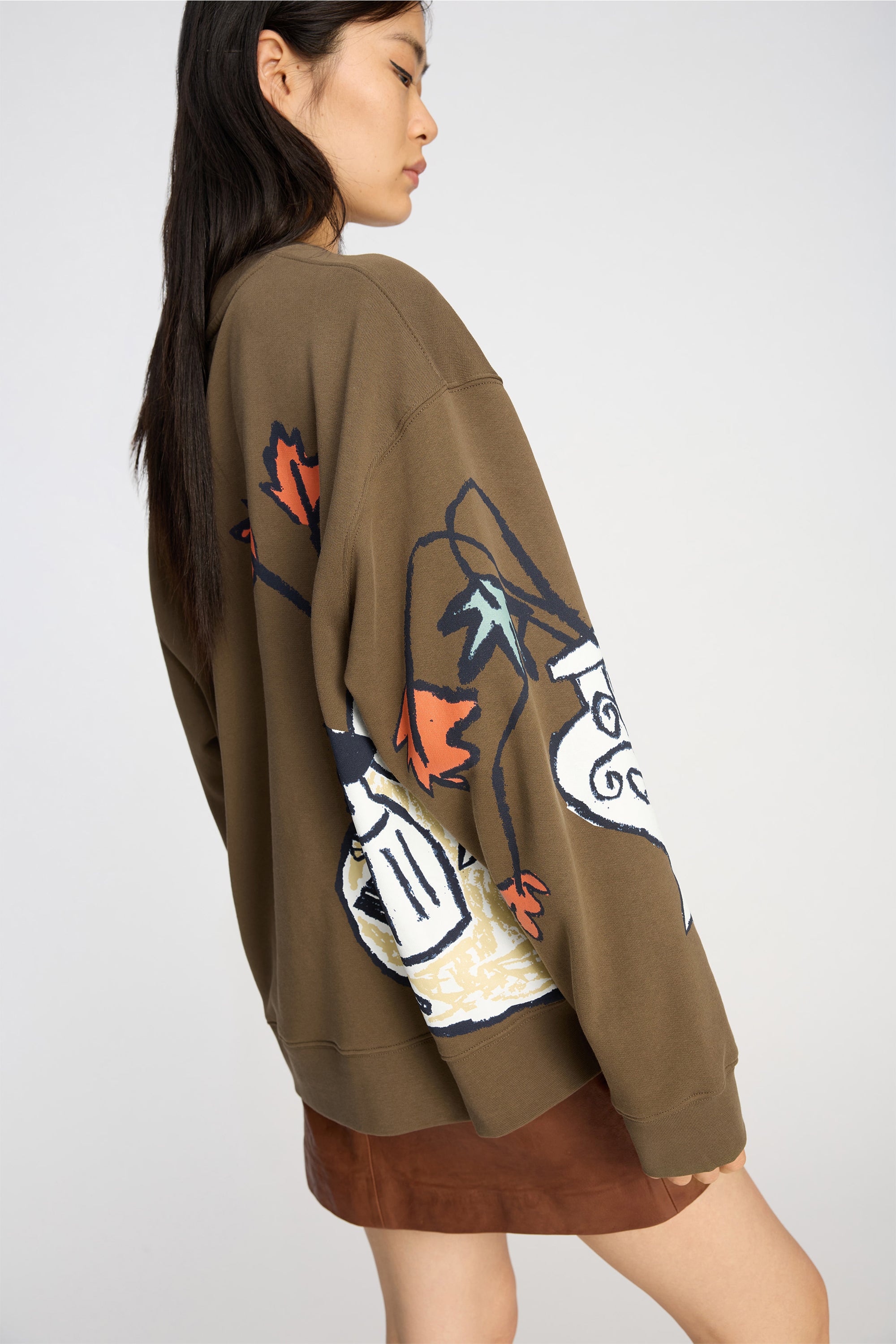 Munthe Rarsnima Jersey - Brown Women's Tops - Sloane Boutique