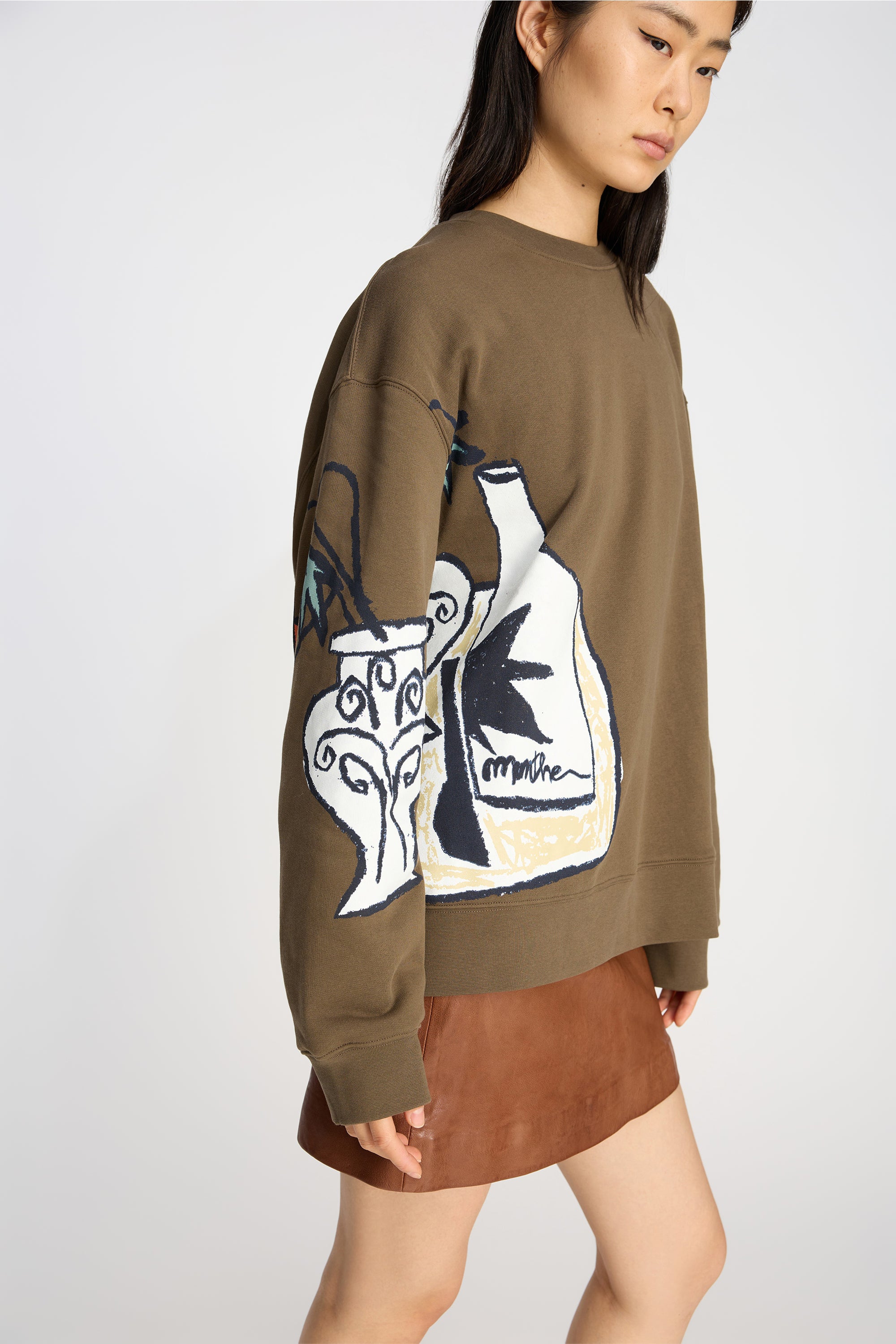 Munthe Rarsnima Jersey - Brown Women's Tops - Sloane Boutique