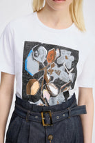 Munthe Rascali Jersey Tee - White Women's Tops - Sloane Boutique