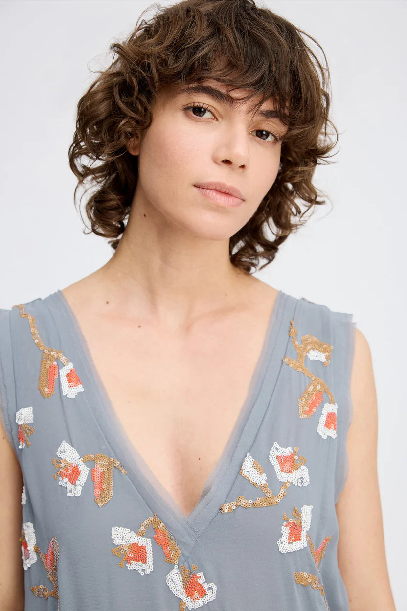 Munthe Recent Dress - Grey Dresses - Sloane Boutique