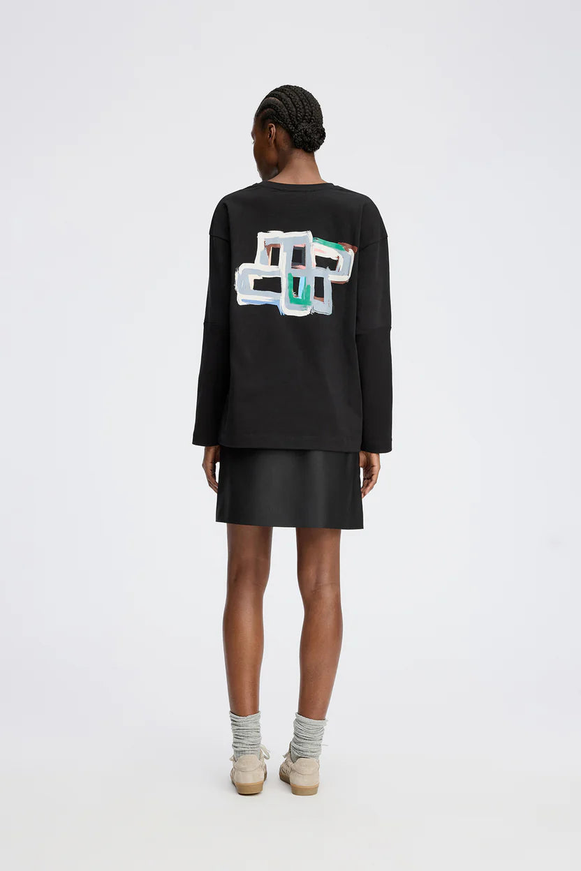 Munthe Roomu Jersey - Black Women's Tops - Sloane Boutique