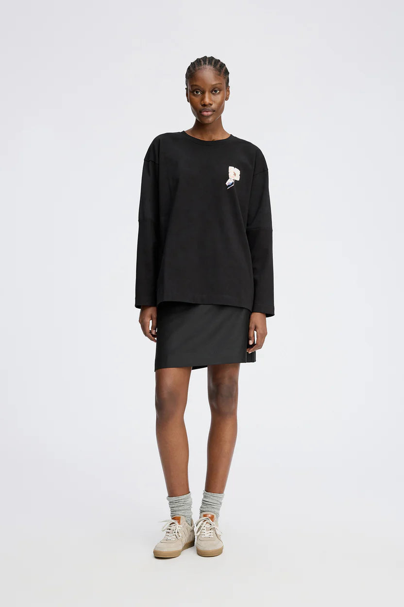Munthe Roomu Jersey - Black Women's Tops - Sloane Boutique