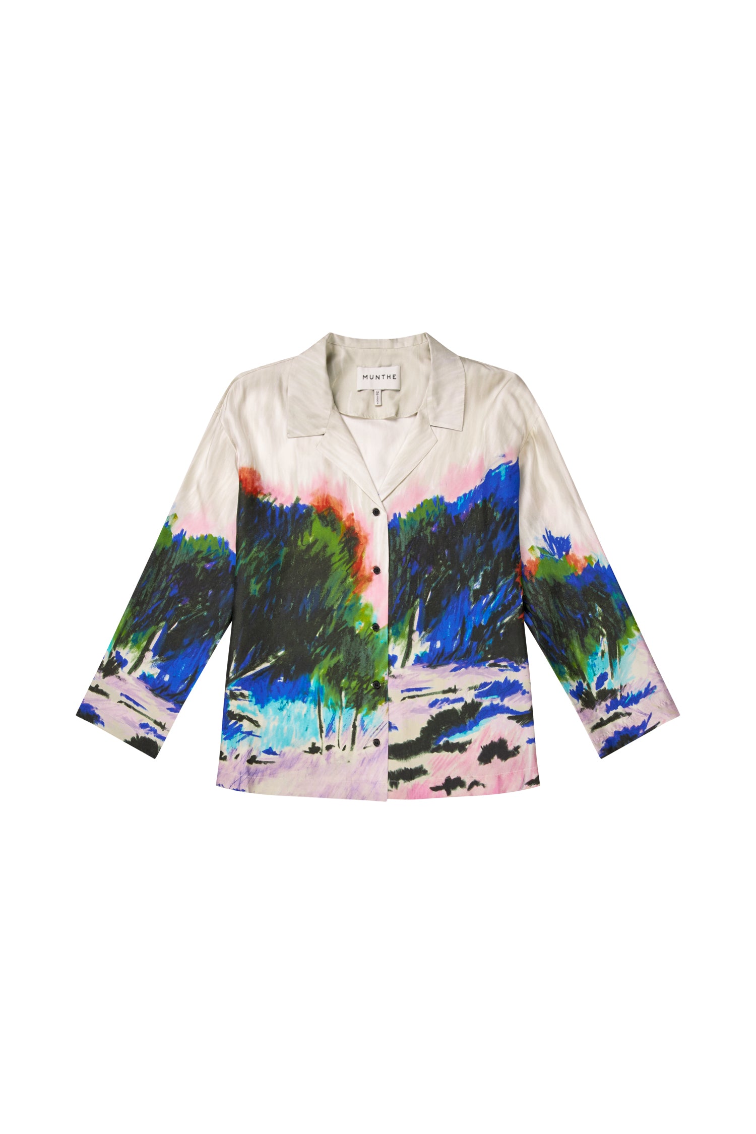 Munthe Sachu Blouse - Grey Women's Tops - Sloane Boutique