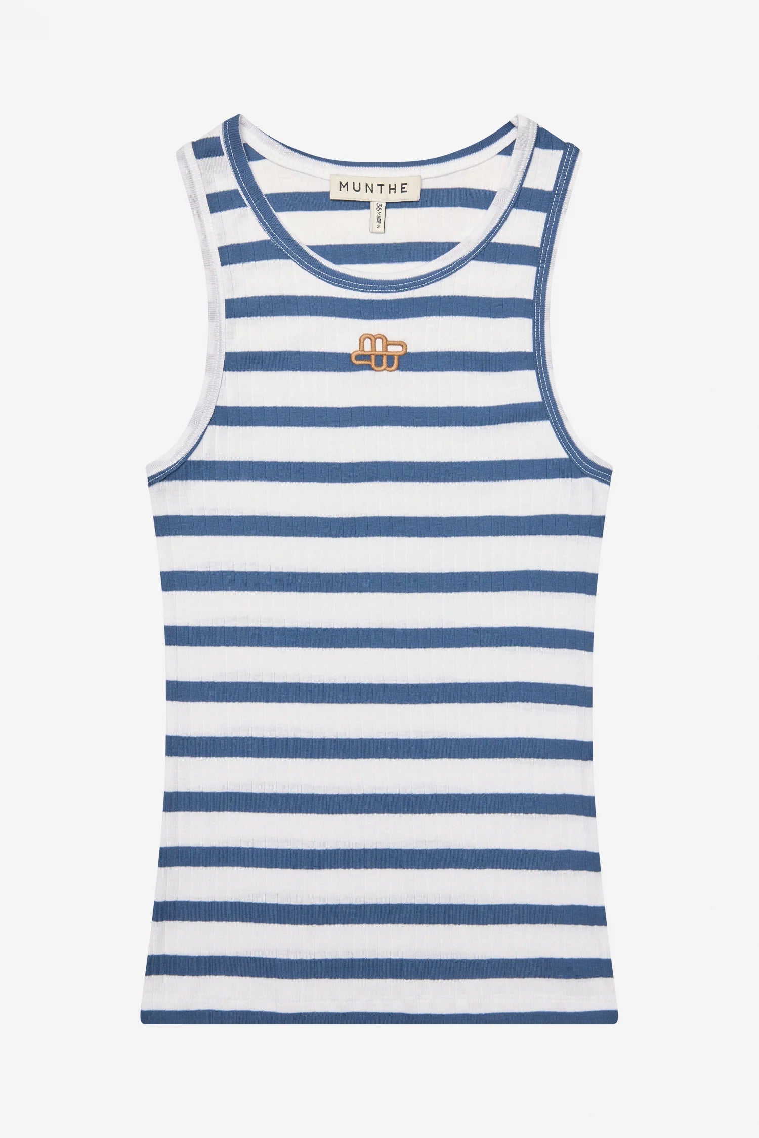 Munthe Tezza Tank Top - Blue sale tops - Sloane Boutique