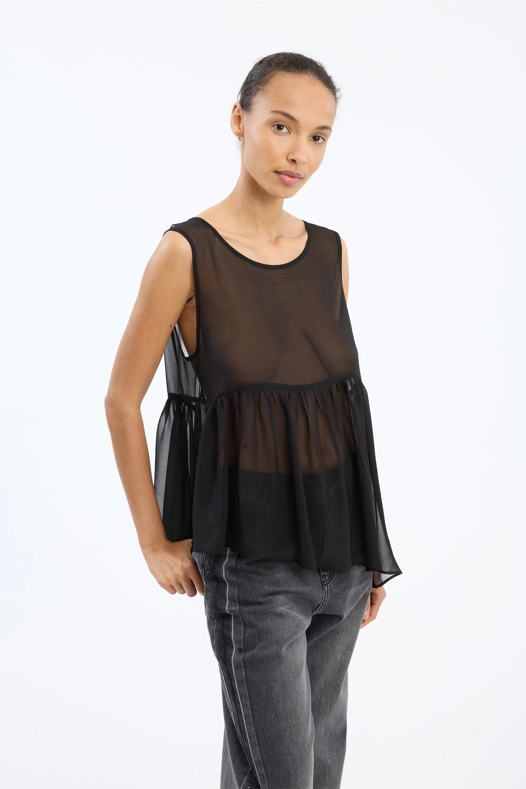Munthe Vach Top - Black Women's Tops - Sloane Boutique