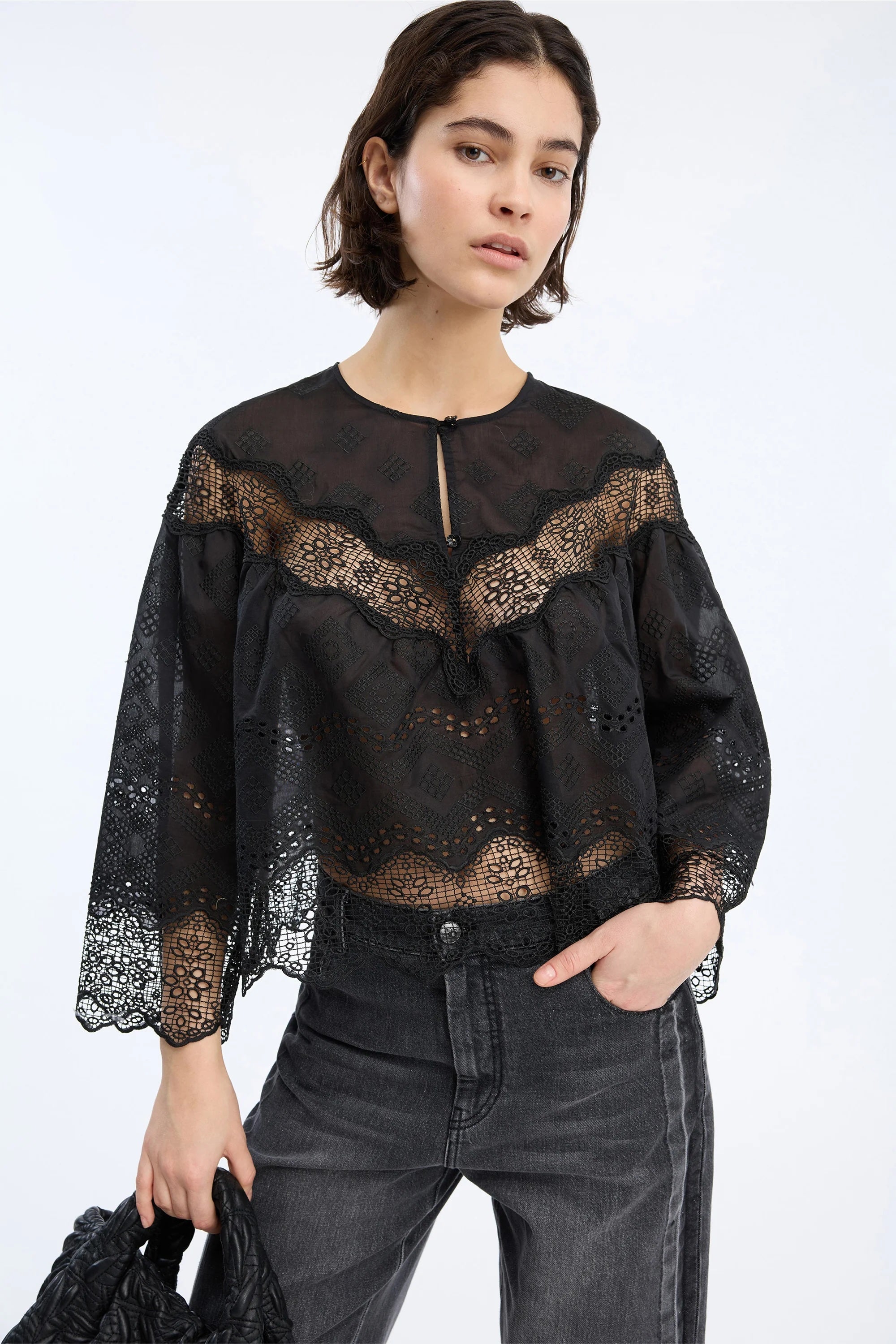 Munthe Valiance Top - Black Women's Tops - Sloane Boutique