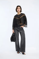 Munthe Valiance Top - Black Women's Tops - Sloane Boutique