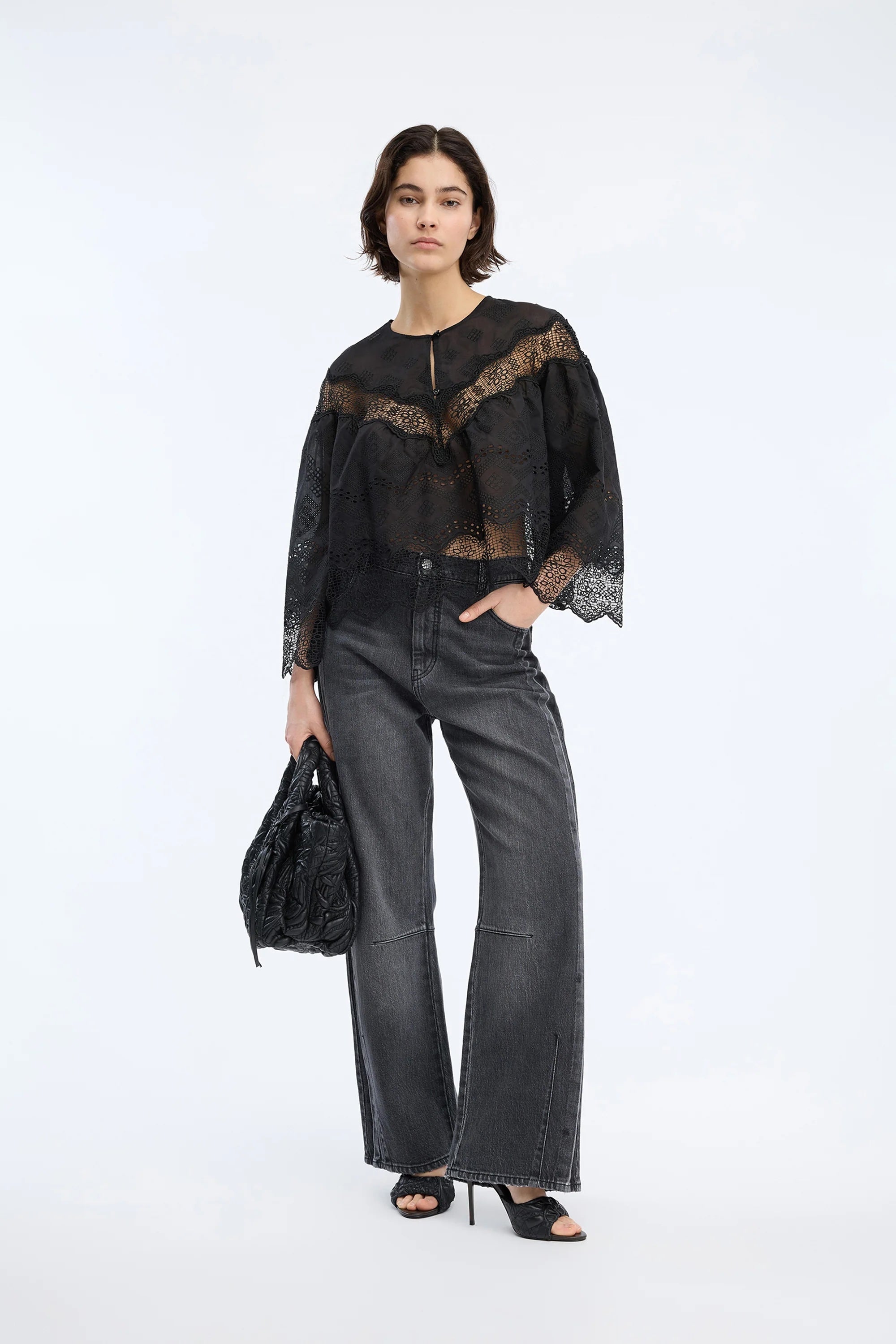 Munthe Valiance Top - Black Women's Tops - Sloane Boutique