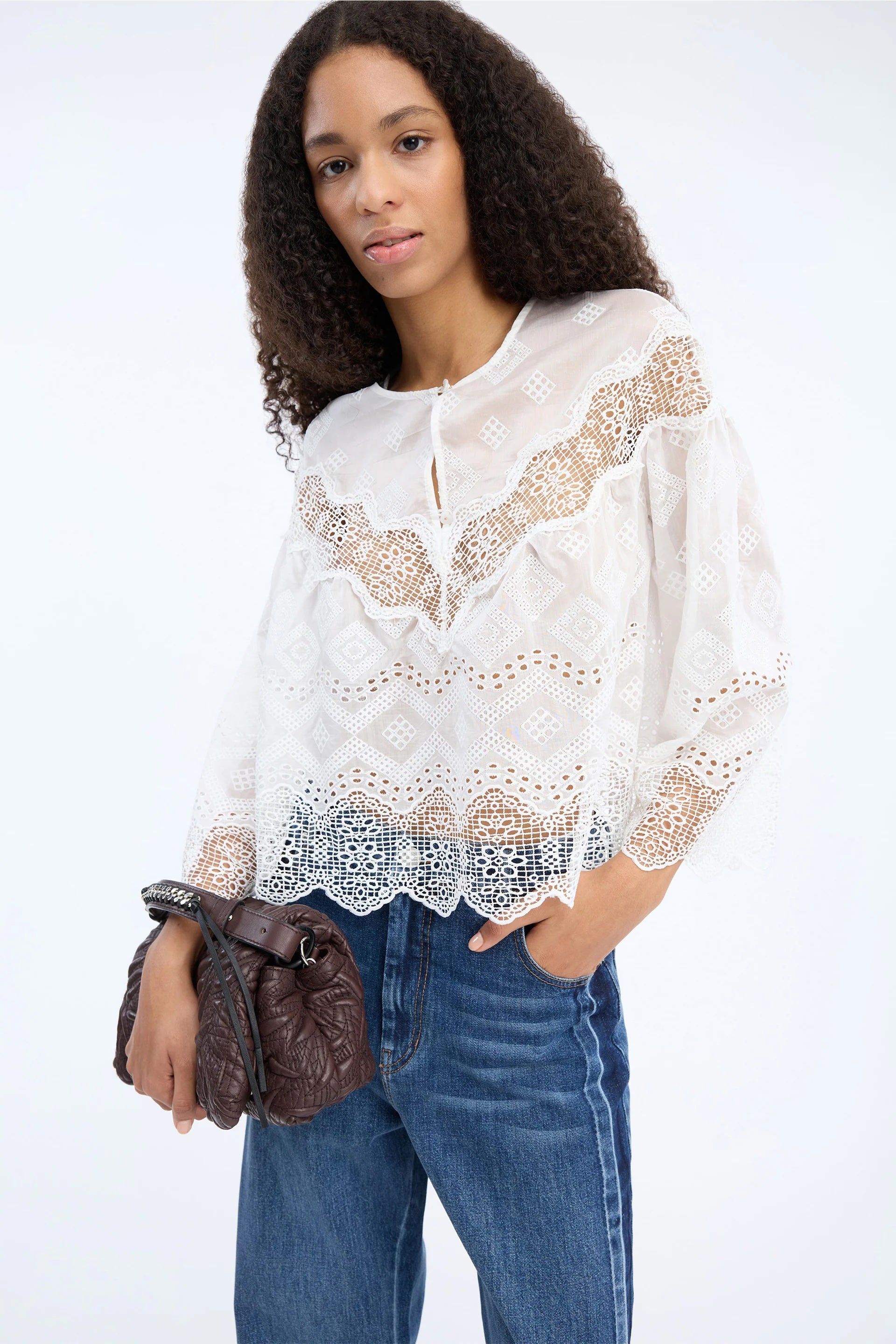Munthe Valiance Top - White Women's Tops - Sloane Boutique