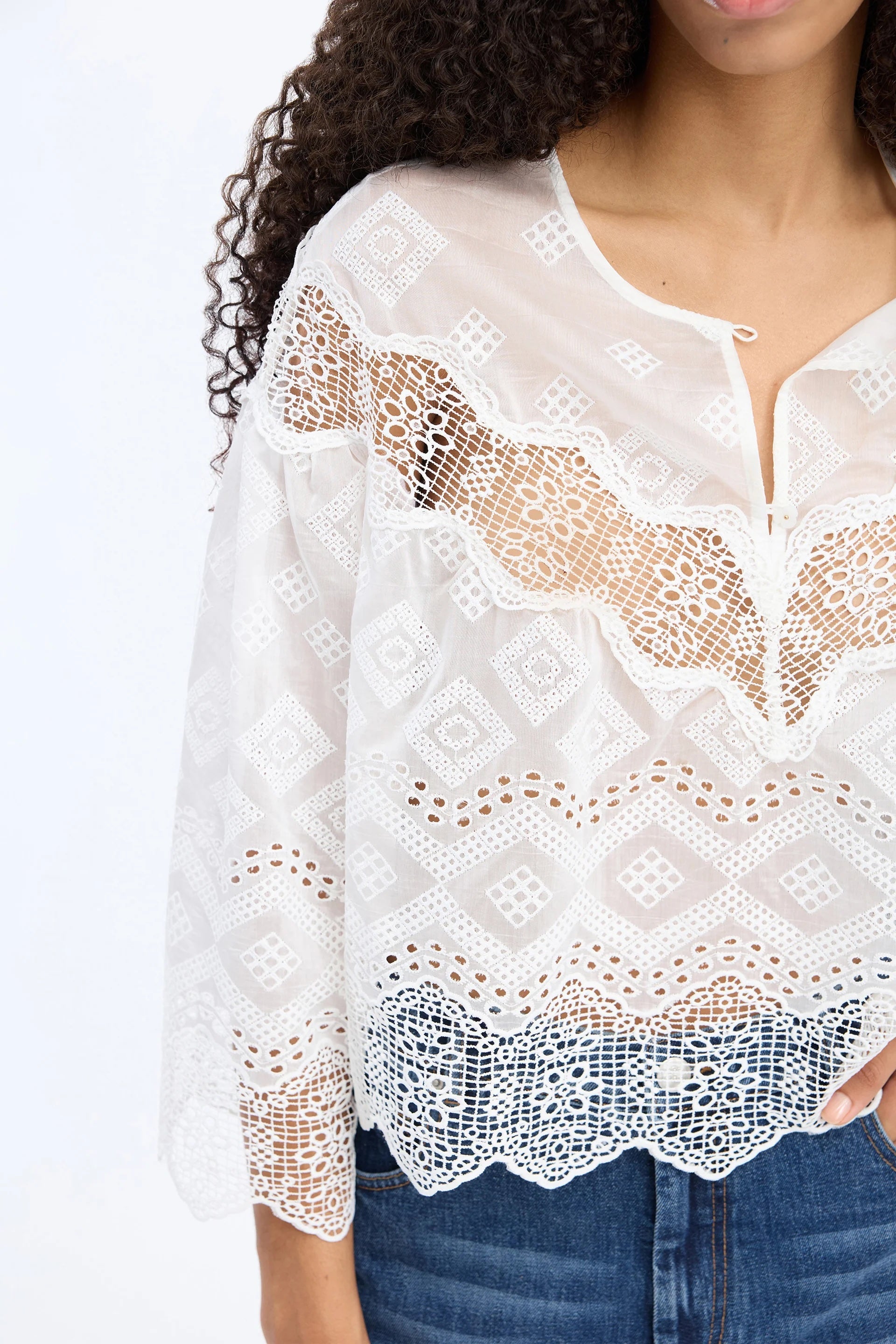 Munthe Valiance Top - White Women's Tops - Sloane Boutique
