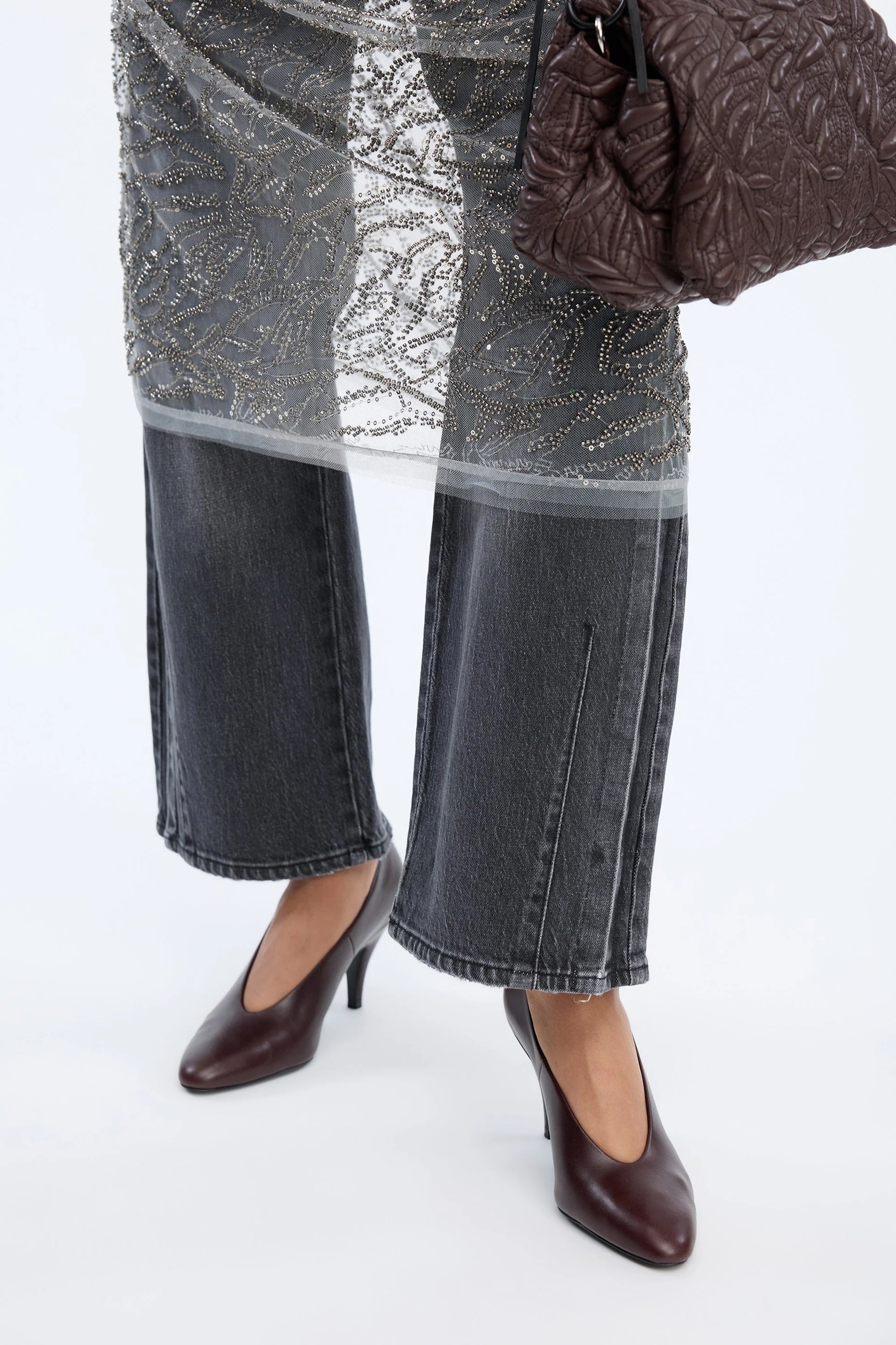 Munthe Varika Dress - Gunmetal Dresses - Sloane Boutique