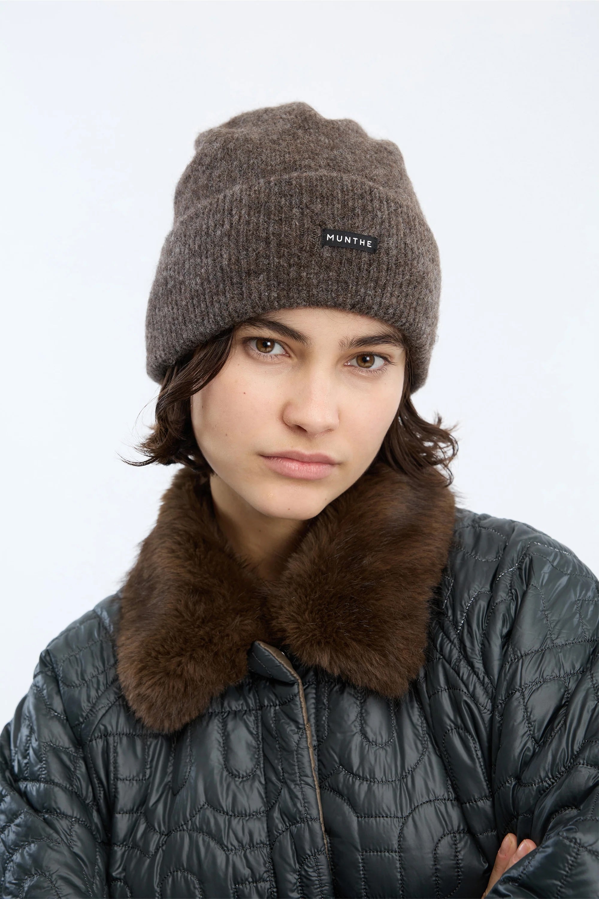 Munthe Victu Beanie - Mocha Accessories - Sloane Boutique