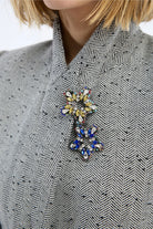 Munthe Viosterol Brooch - Indigo Jewelry - Sloane Boutique