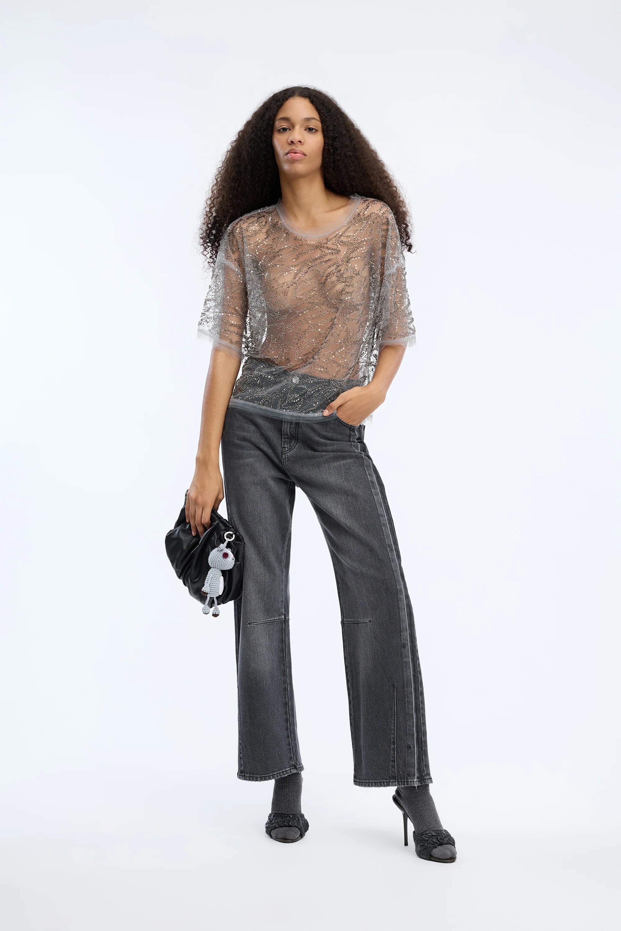 Munthe Vun Top - Gunmetal Women's Tops - Sloane Boutique
