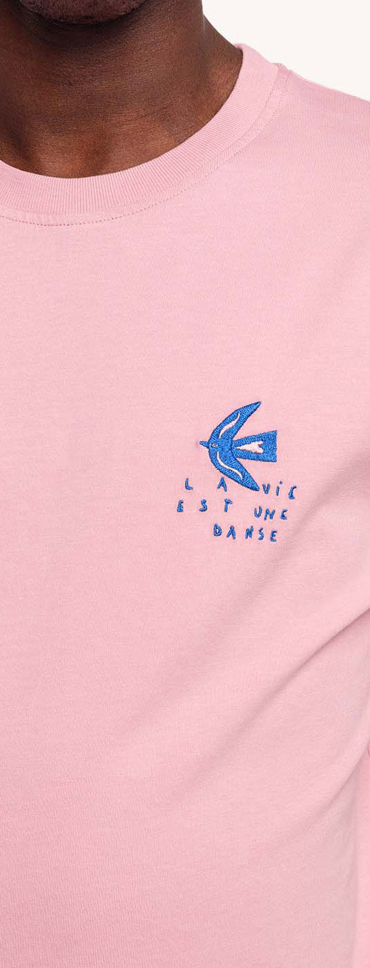 Olow Life Dance T-Shirt - Lila Pink Men's Tops - Sloane Boutique