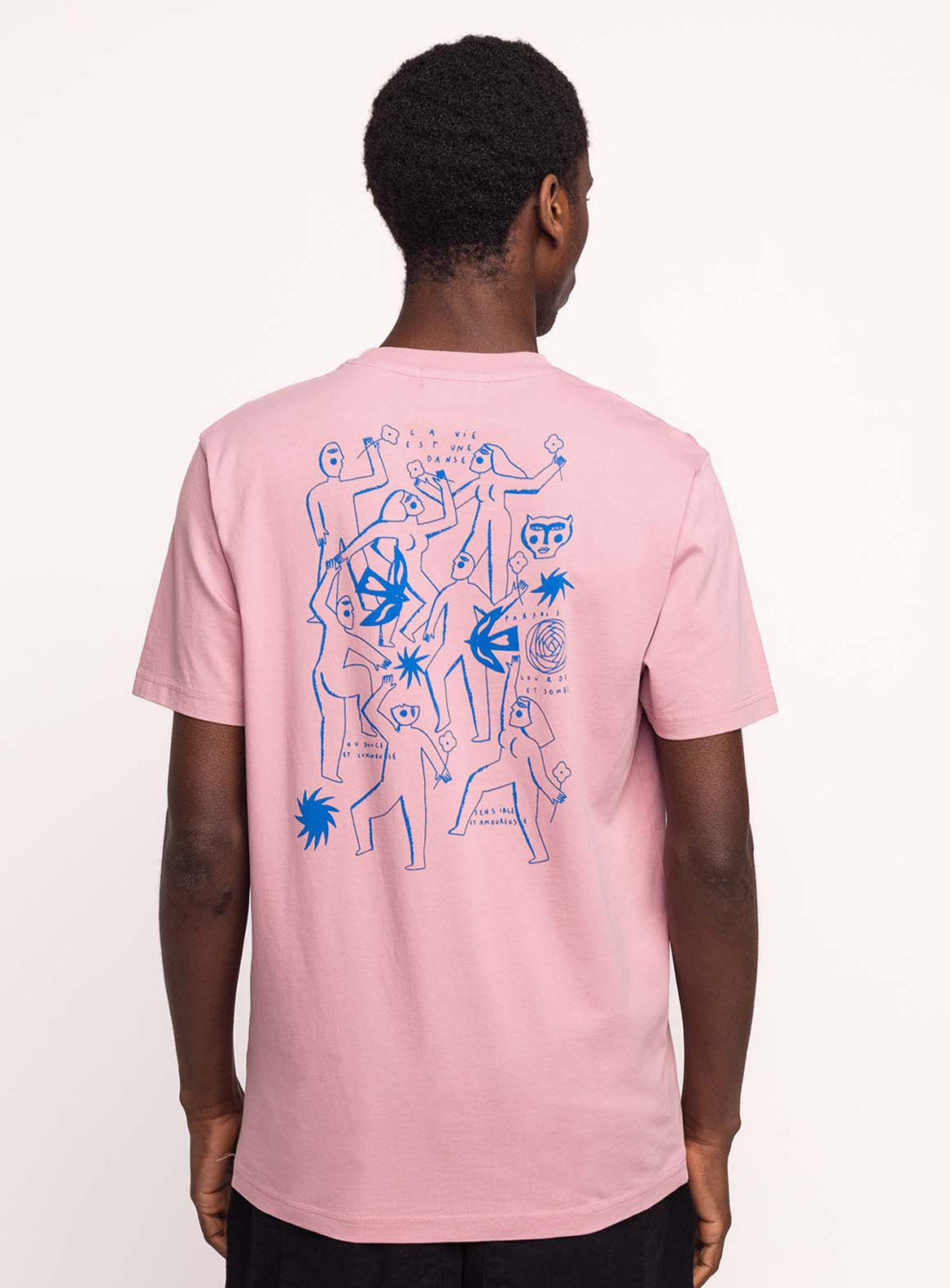 Olow Life Dance T-Shirt - Lila Pink Men's Tops - Sloane Boutique