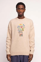 Olow Pull Bunch Sweater - Beige Men's Tops - Sloane Boutique