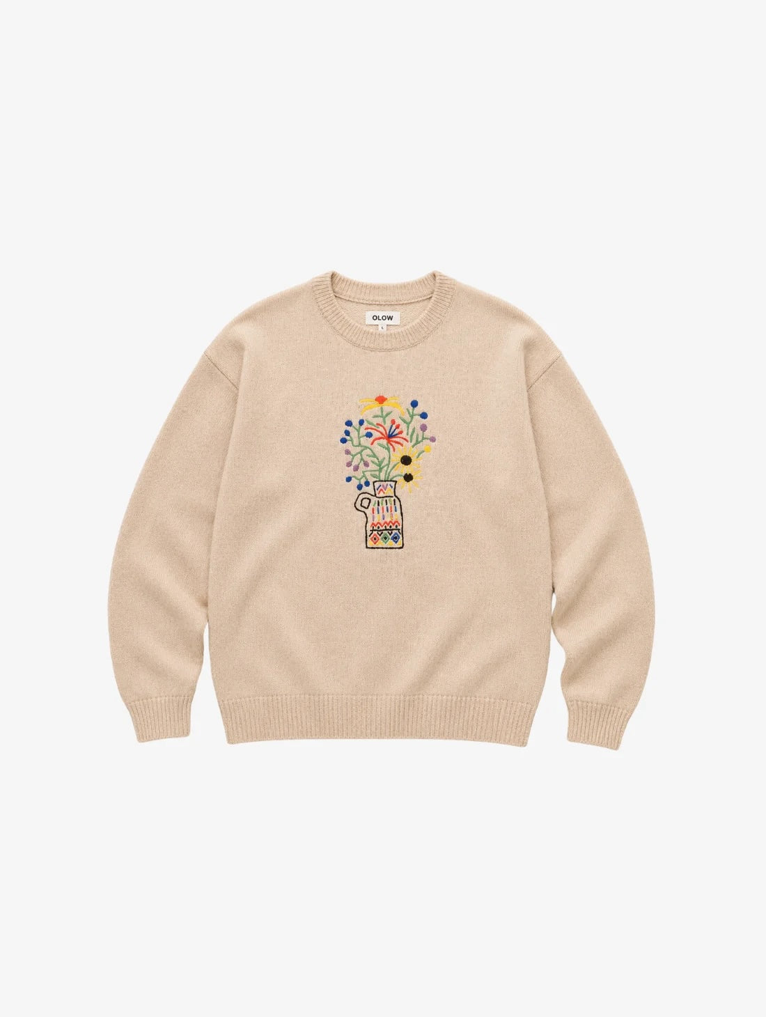 Olow Pull Bunch Sweater - Beige Men's Tops - Sloane Boutique